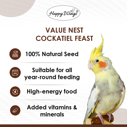 Value Nest Cocktiel Feast Bird Food
