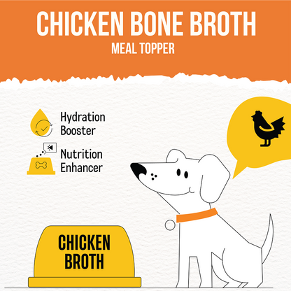 Goofy Tails Chicken Bone Broth Dog for X Small & Small Dogs 25ml (Pack of 15)