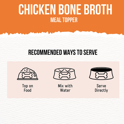 Goofy Tails Chicken Bone Broth Dog for X Small & Small Dogs 25ml (Pack of 15)