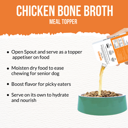 Goofy Tails Chicken Bone Broth Dog for X Small & Small Dogs 25ml (Pack of 15)