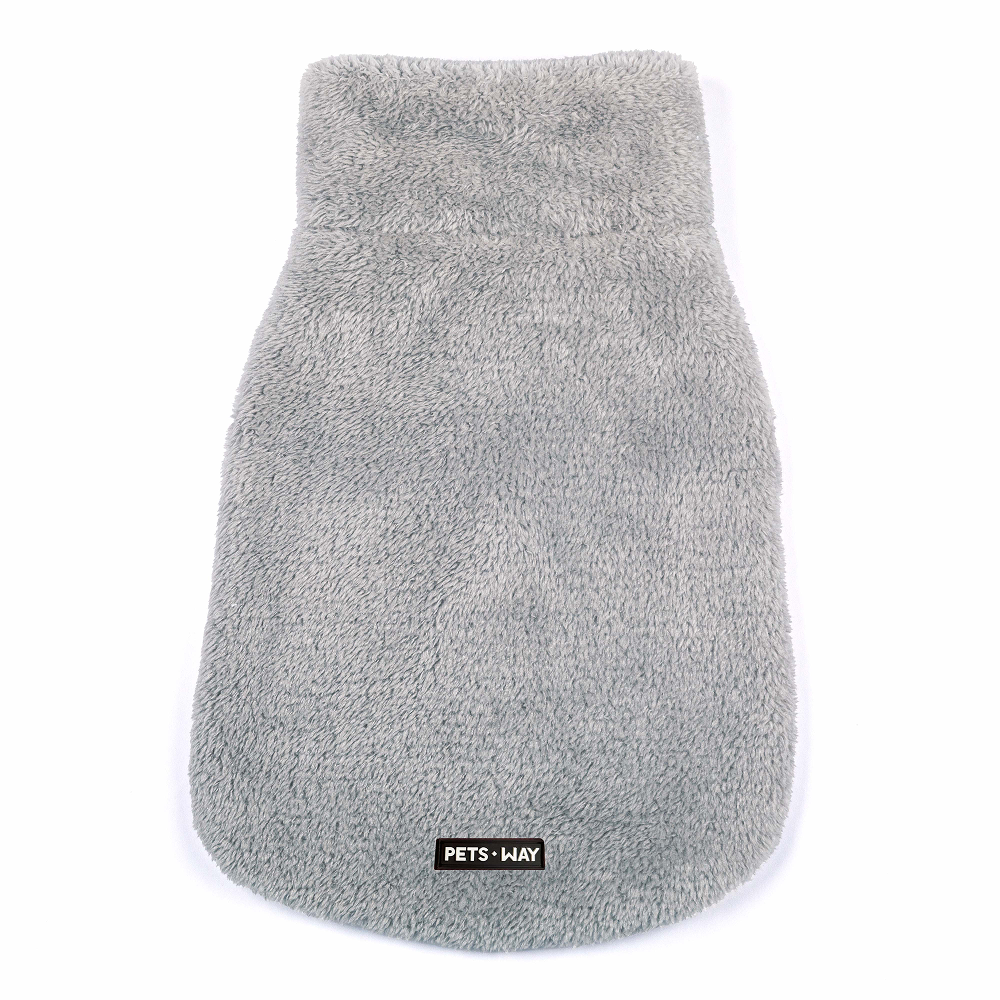Pets Way Crazy Fur Winter Jacket for Dogs (Ash)