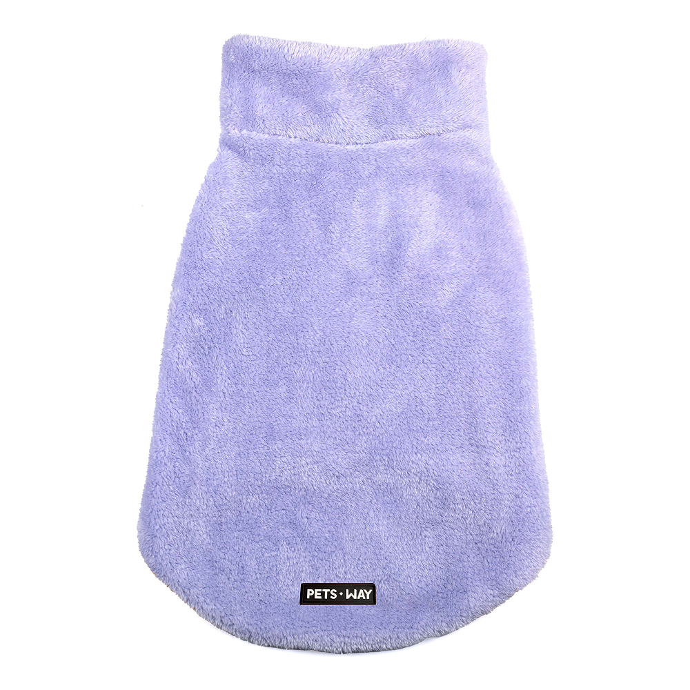 Pets Way Crazy Fur Winter Jacket for Dogs (Dust Blue)