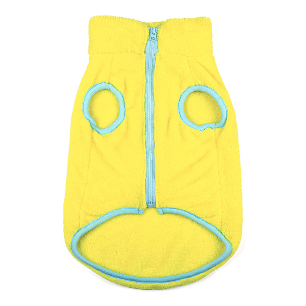 Pets Way Crazy Fur Winter Jacket for Dogs (Yellow)