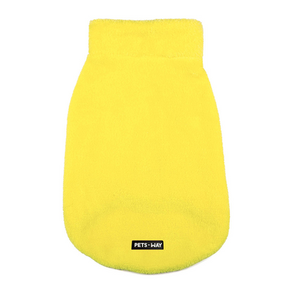 Pets Way Crazy Fur Winter Jacket for Dogs (Yellow)