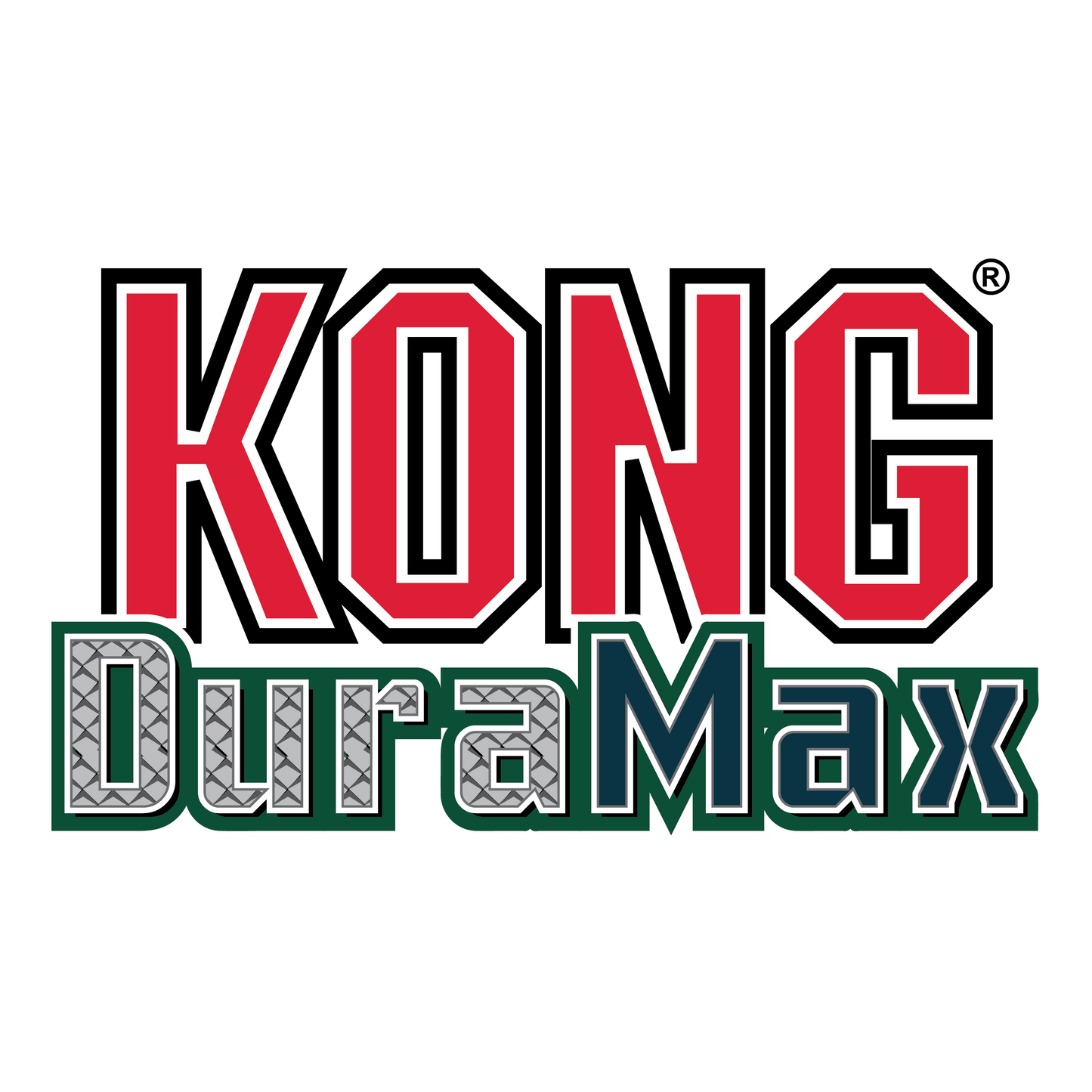 Kong DuraMax Dumbbell Toy for Dogs (Black Transparent)