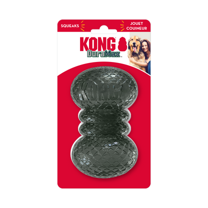 Kong DuraMax Dumbbell Toy for Dogs (Black Transparent)
