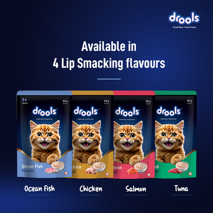 Drools Ocean Fish Mousse Kitten Cat Wet Food