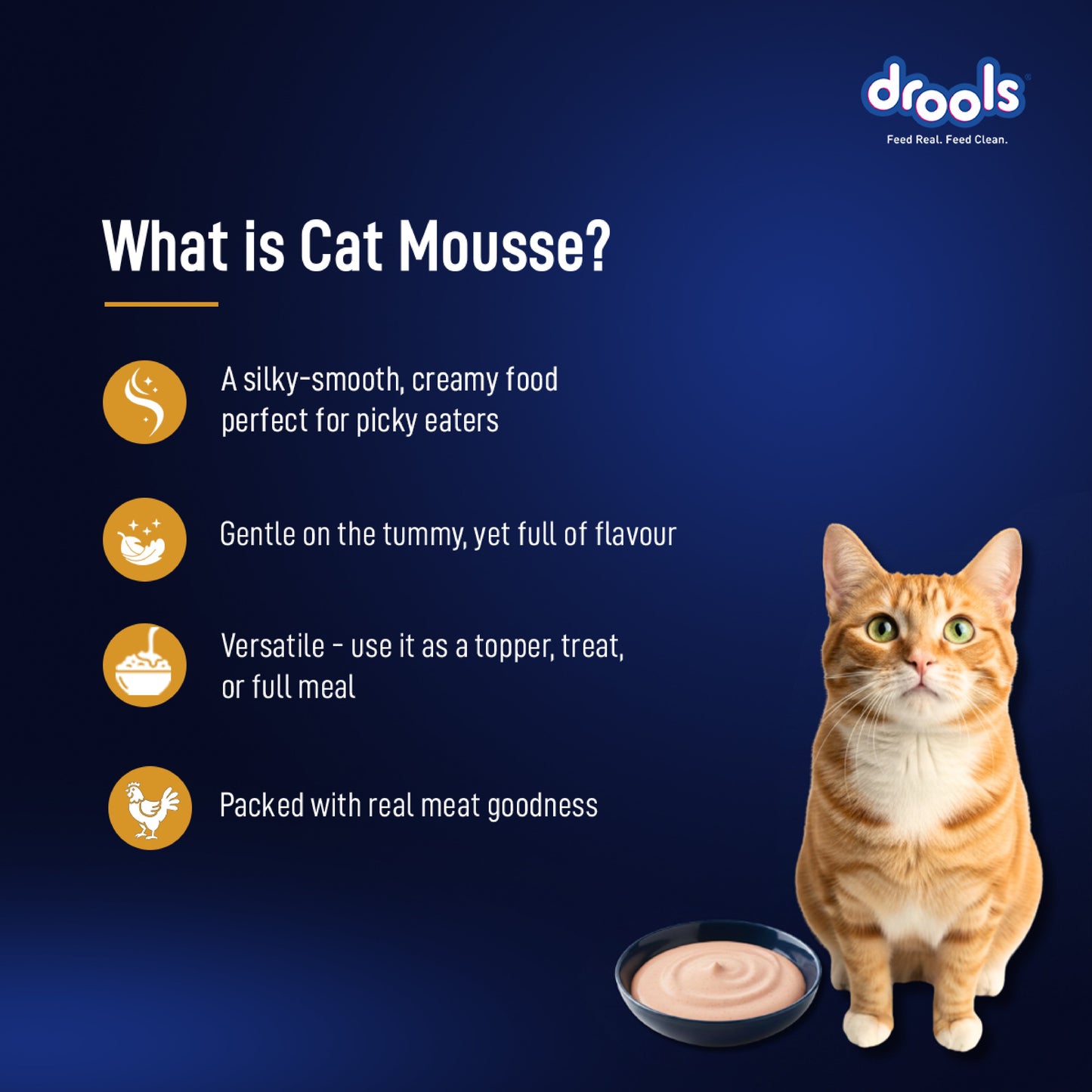 Drools Chicken Mousse Adult Cat Wet Food