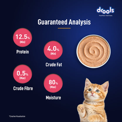 Drools Salmon Mousse Kitten Cat Wet Food
