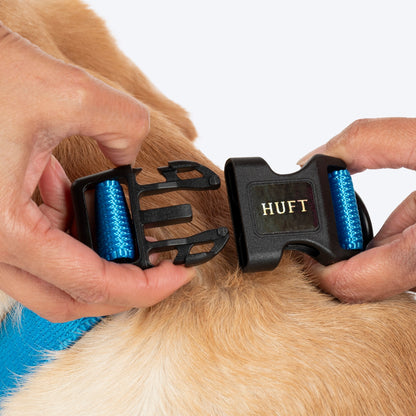 HUFT Classic D Ring Collar for Dogs (Ocean Blue)