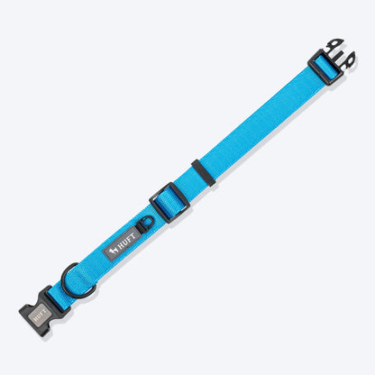 HUFT Classic D Ring Collar for Dogs (Ocean Blue)