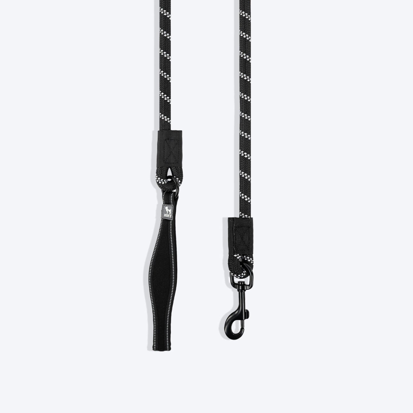 HUFT Classic Rope Leash for Dogs (Black)