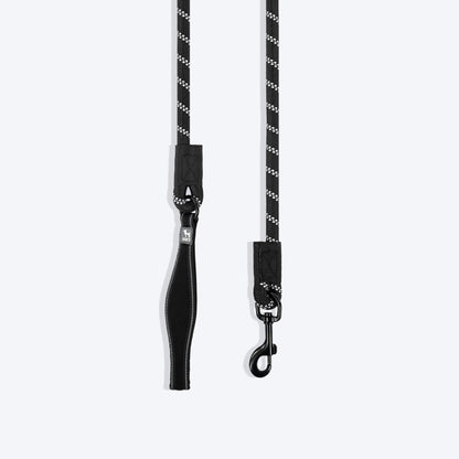 HUFT Classic Rope Leash for Dogs (Black)