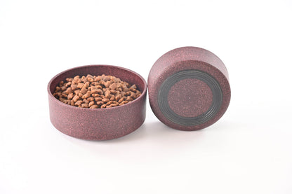 Carbon Life Ollie’s Legacy Eco Crafted Feeding Bowls for Cats & Dogs (Purple)