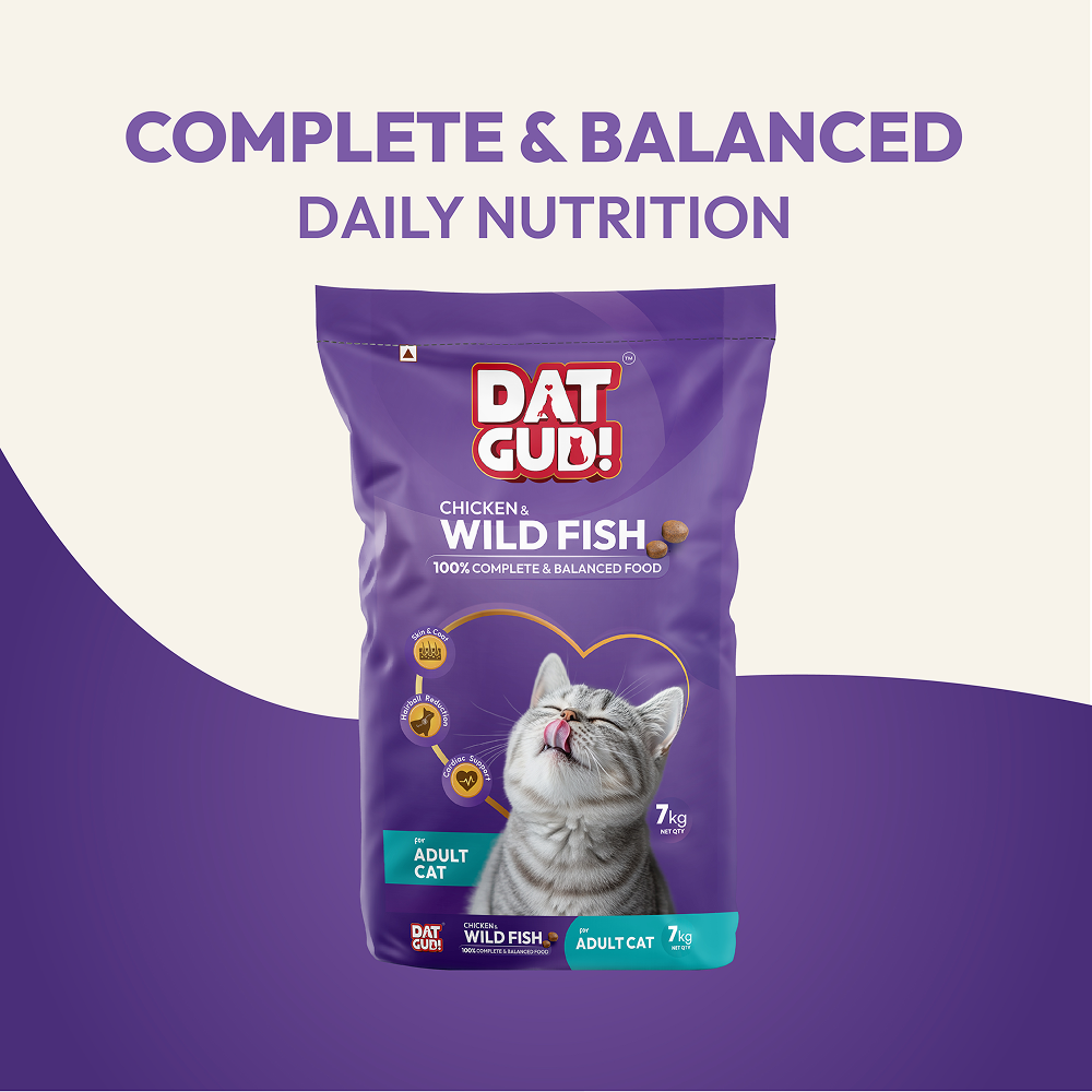 DatGud Chicken & Wild Fish Adult Cat Dry Food
