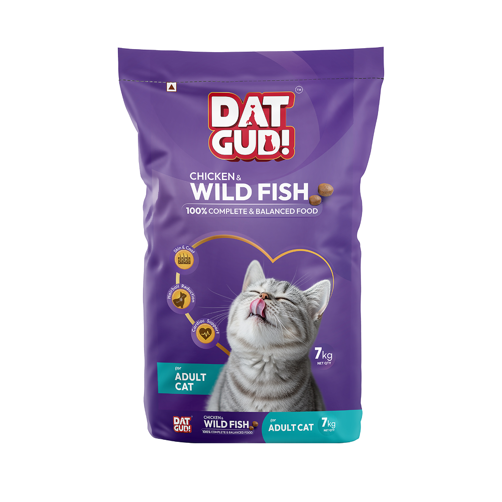 DatGud Chicken & Wild Fish Adult Cat Dry Food