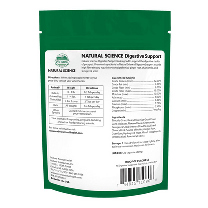 Oxbow Natural Science Digestive Support for Rabbits and Guinea Pigs