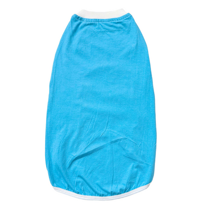 Pets Way Dive In Stripes Tshirt for Cat (Ocean)