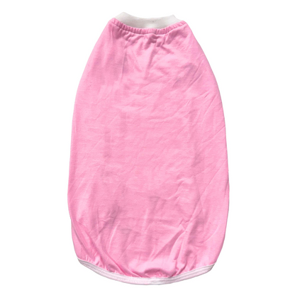 Pets Way Dive In Stripes Tshirt for Cat (Blush)