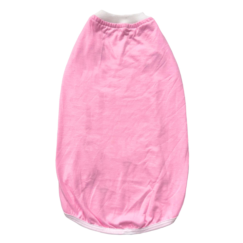 Pets Way Dive In Stripes Tshirt for Cat (Blush)