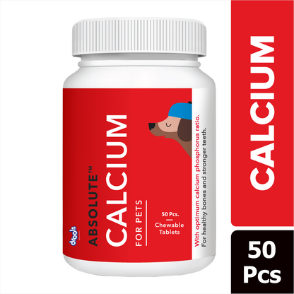 FG - Drools Absolute Calcium Dog Supplement Tablets