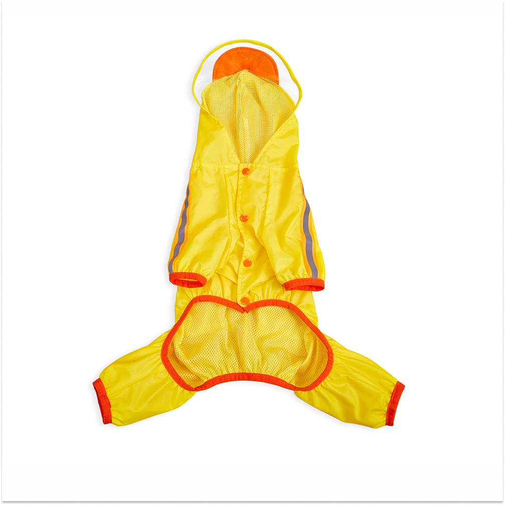 Barkbutler x Fofos Four Leg Duck Raincoat for Dogs (Yellow)