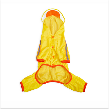 Barkbutler x Fofos Four Leg Duck Raincoat for Dogs (Yellow)