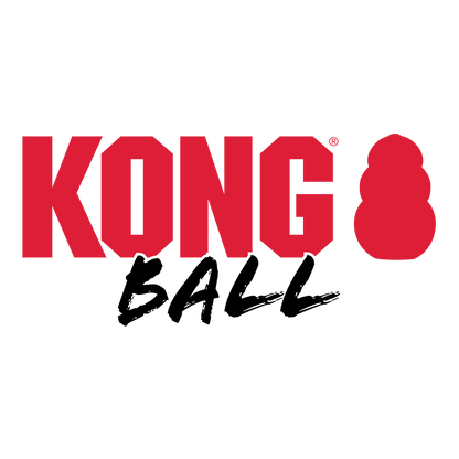 Kong Extreme Ball with Rope Toy for Dogs (Black)