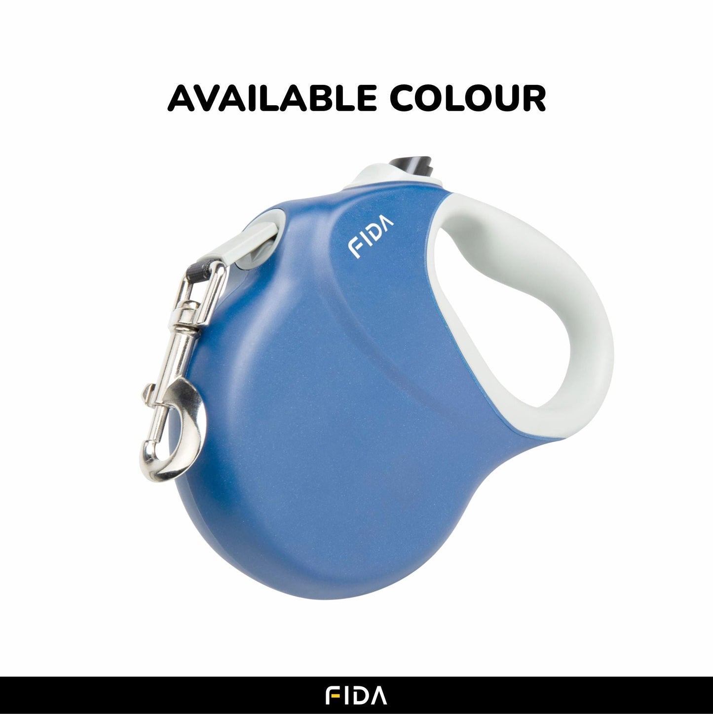 Fida Extra Retractable Leash for Dogs (Blue)
