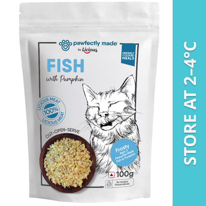 Pawfectly Made By Licious Fish & Pumpkin Home Meal for Cats