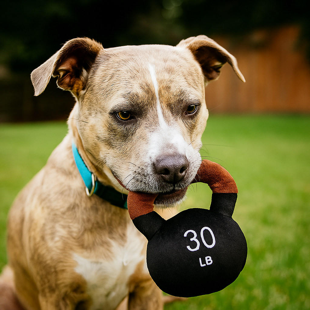 Talking Dog Club Kettle Bell Plush Toy for Dogs