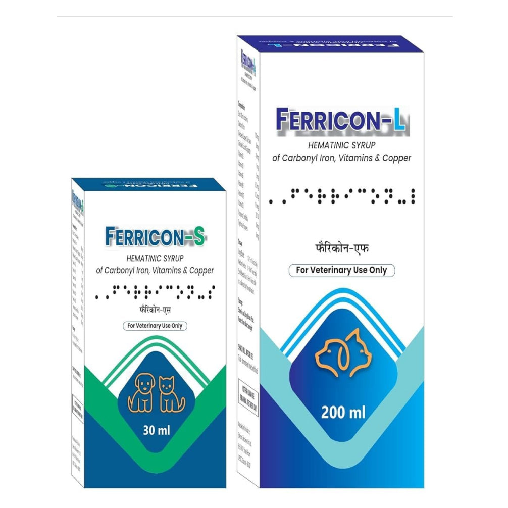 Wellcon Ferricon L Syrup for Dogs and Cats