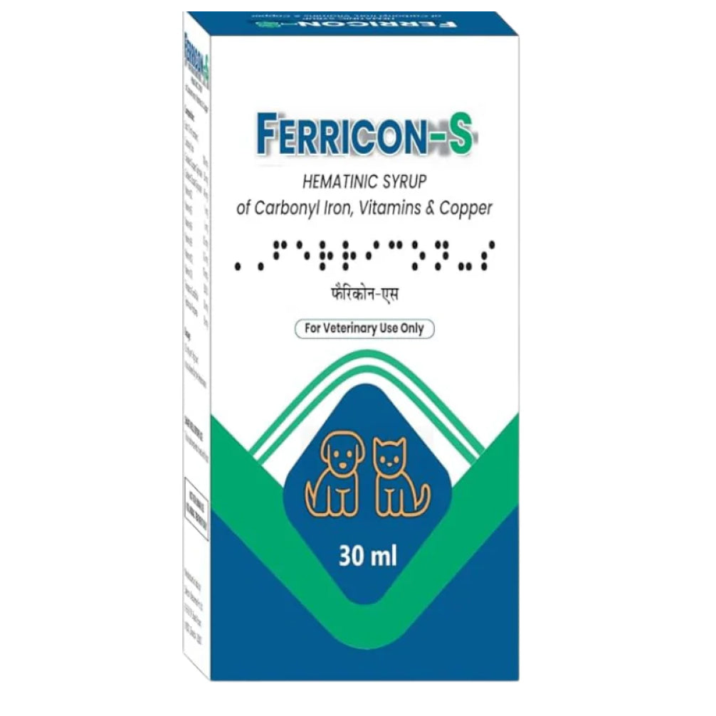 Wellcon Ferricon S Syrup for Dogs and Cats