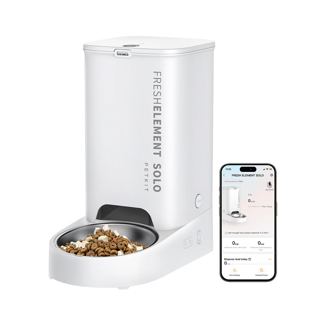 Petkit Freshelement Solo Automatic 2.4G WiFi Food Dispenser for Dogs and Cats