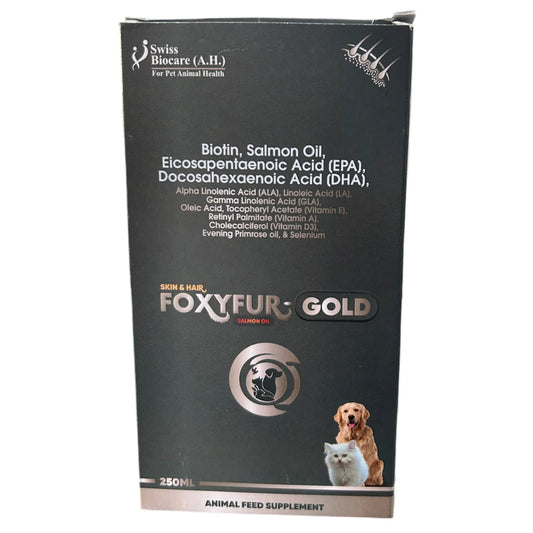 Corise Foxyfur Gold  Skin & Coat Supplement for Dogs and Cats