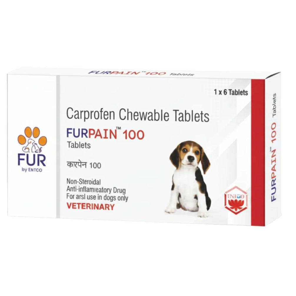 Entod Furpain 100mg Tablets (Carprofen) for Dogs