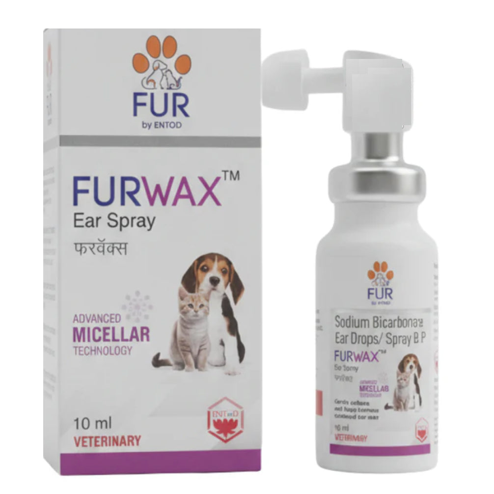 Entod Furwax Ear Spray for Dogs and Cats
