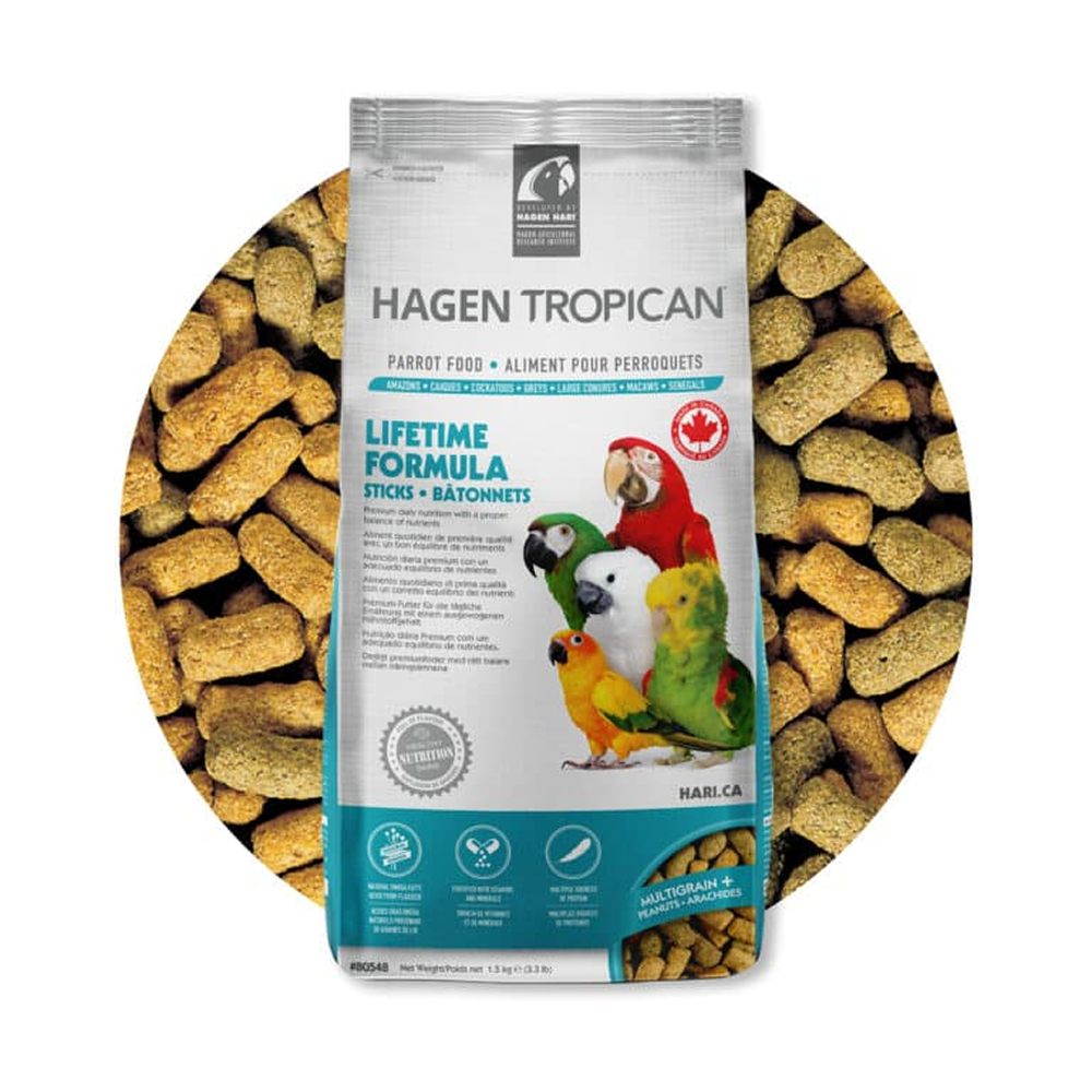 Hagen Tropican Lifetime Formula Sticks Bird Food
