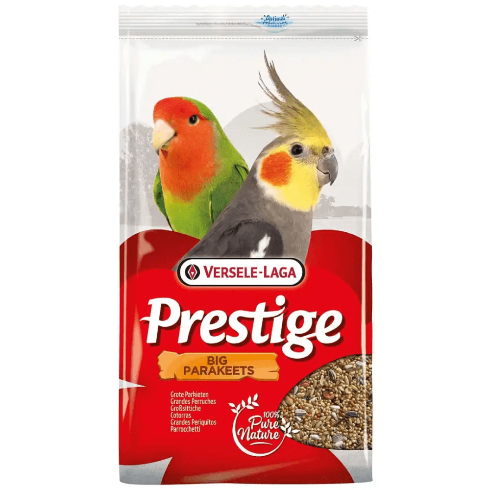 Versele Laga Sunflower Seeds Striped and Prestige Food for Big Parakeets and Birds