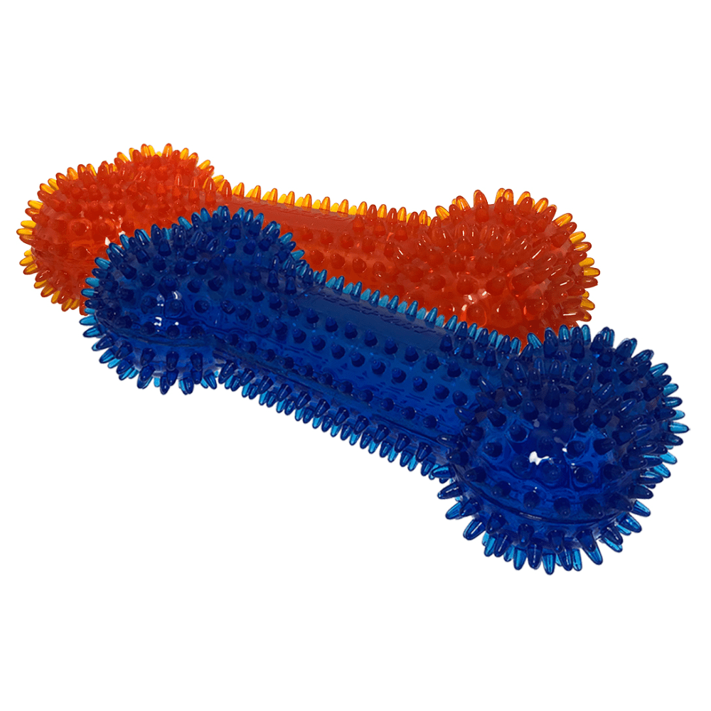 Petsport Gorilla Spiky Bone Toy for Dogs (Red)