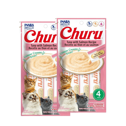 INABA Churu Tuna with Salmon Cat Treats