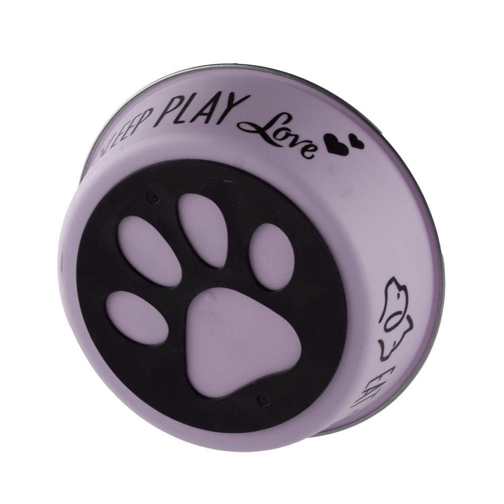 Captain Zack Bol Baby Bowl Eat Sleep Play for Dogs (Pink)