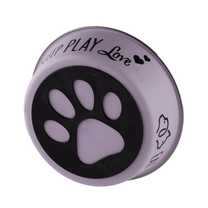 Captain Zack Bol Baby Bowl Eat Sleep Play for Dogs (Pink)