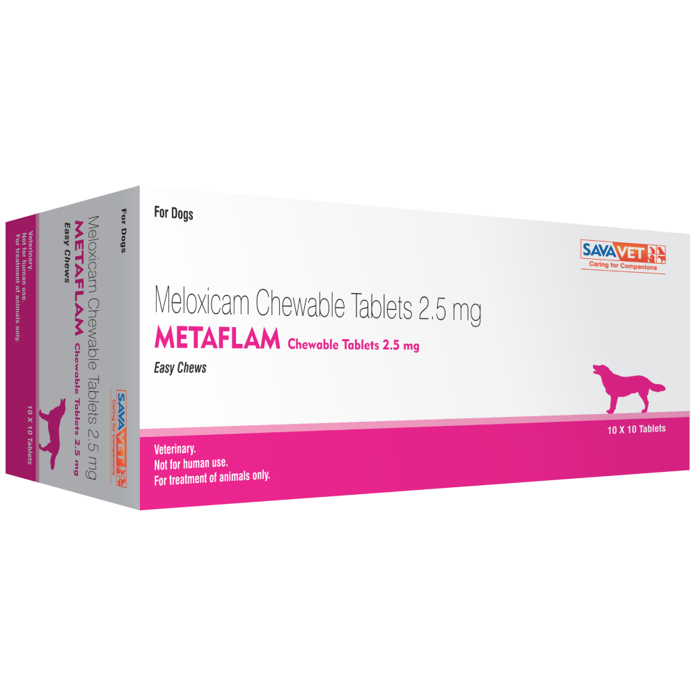 Savavet Metaflam (Meloxicam) Dog 2.5mg Tablet (10 tablets)
