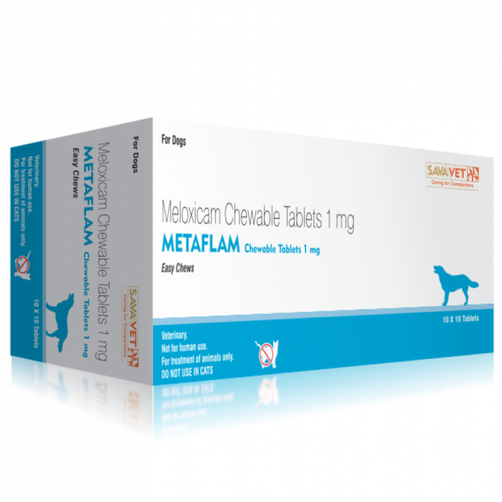 Savavet Metaflam (Meloxicam) Dog 1mg Tablet (10 tablets)