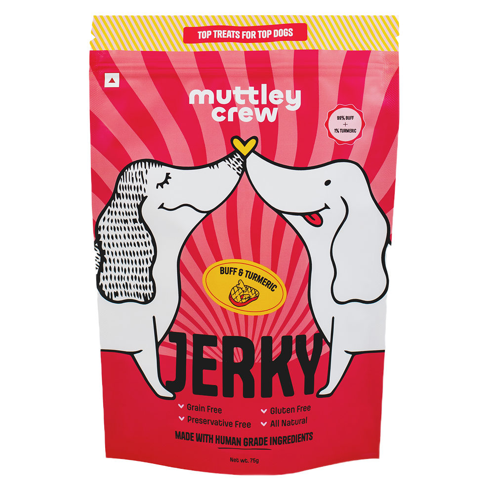 Muttley Crew Buff and Turmeric Jerky Dog Treats