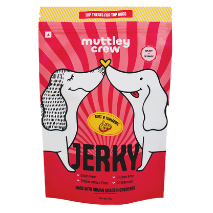 Muttley Crew Buff and Turmeric Jerky Dog Treats