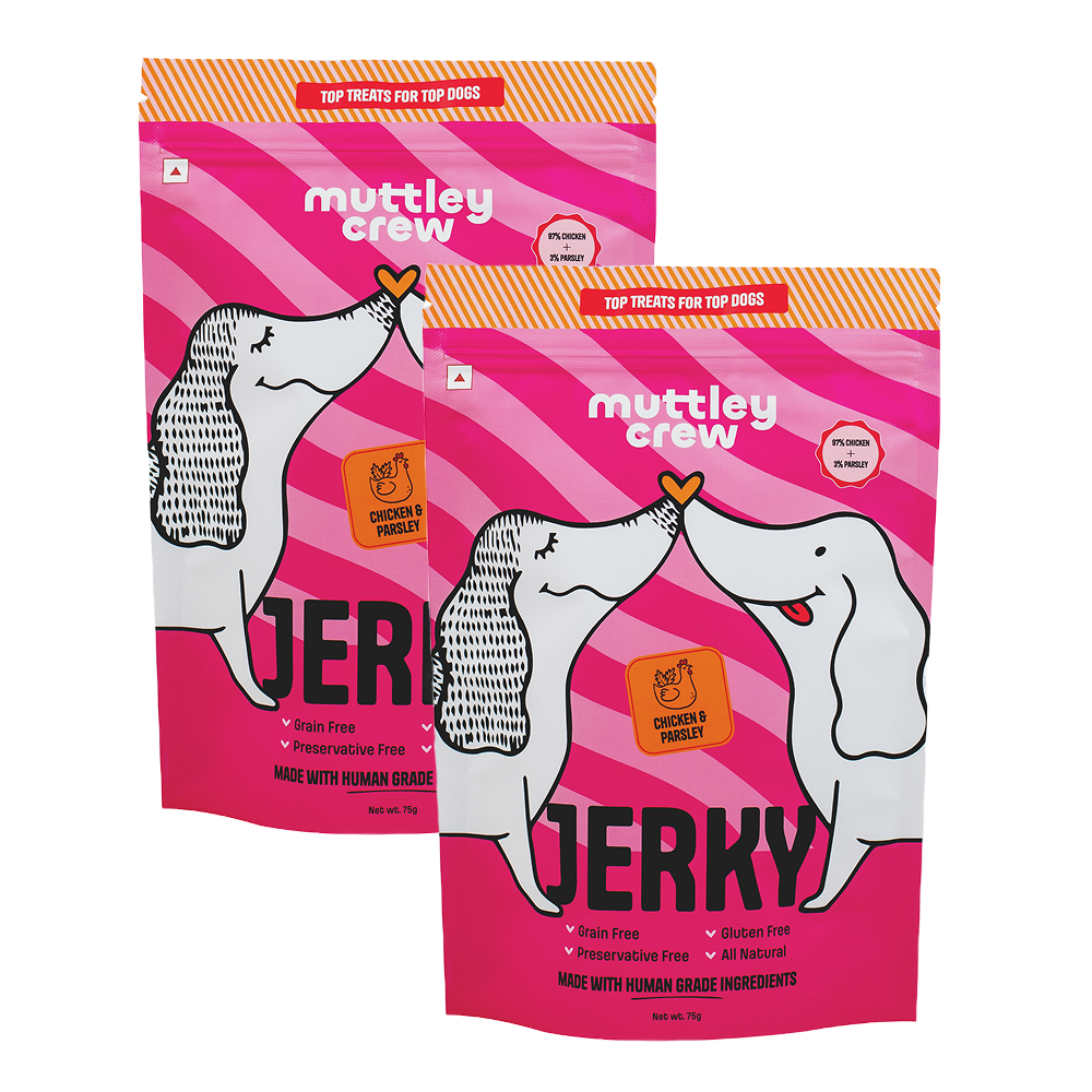 Muttley Crew Chicken and Parsley Jerky Dog Treats