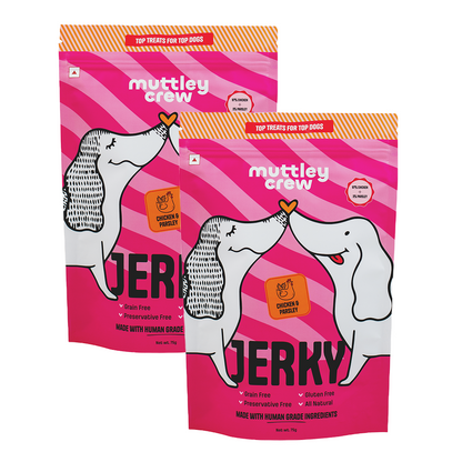 Muttley Crew Chicken and Parsley Jerky Dog Treats