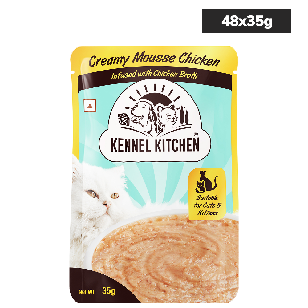 Kennel Kitchen Chicken Creamy Mousse Kitten & Adult Cat Wet Food (All Life Stage)